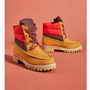 Anthropologie Cecelia New York Tilden Weather Boots Size 10 Snow Cabincore